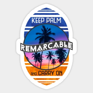 Keep Palm and Carry On Sticker